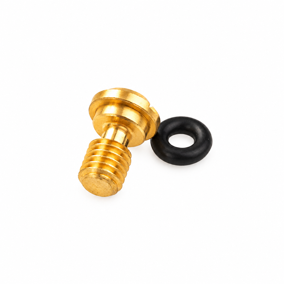KYB Front Fork Bleed Bolt Complete Gold (65cc & 85cc)