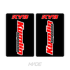 Kumlin fork stickers KYB