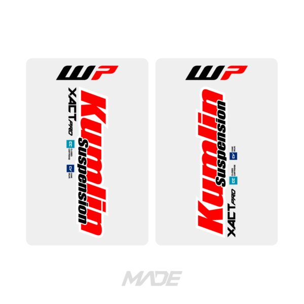 Kumlin fork stickers WP Xact Pro